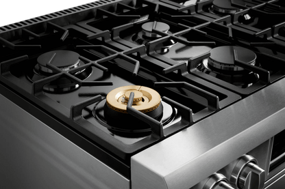 THOR KITCHEN TRG3601 Thor Kitchen 36-inch Tilt Panel Gas Range - Professional - Model Trg3601 - TRG3601