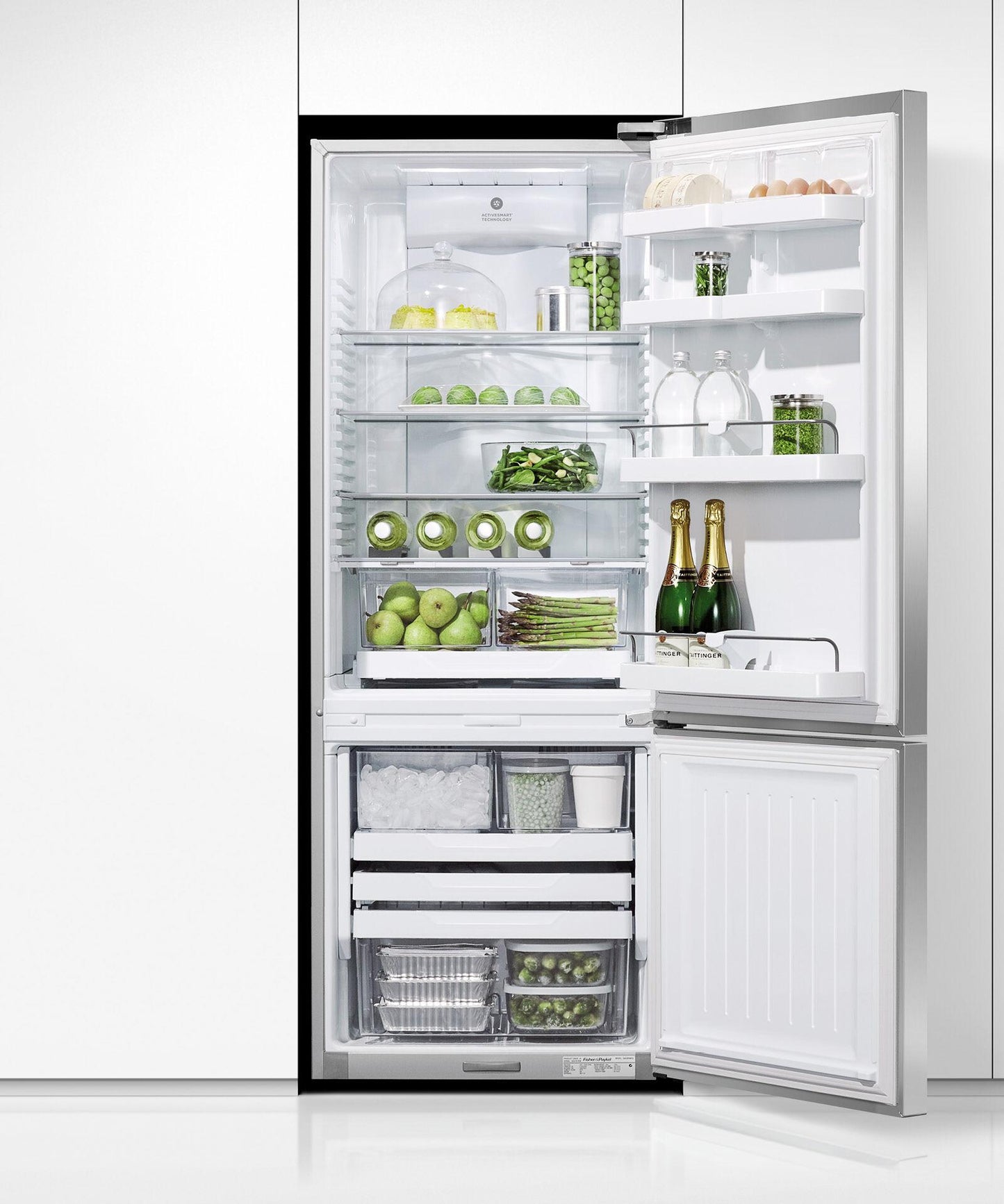 FISHER & PAYKEL RF135BDRJX4 13.5 cu ft Series 5 Refrigerator Freezer in Stainless Steel - RF135BDRJX4