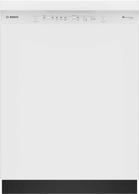 BOSCH SHE41CM2N 100 Series, built-under dishwasher, 24''in White - SHE41CM2N