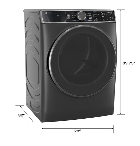 GE APPLIANCES PFD95ESPWDS GE Profile™ ENERGY STAR® 7.8 cu. ft. Capacity Smart Front Load Electric Dryer with Steam and Sanitize Cycle Gray - PFD95ESPWDS