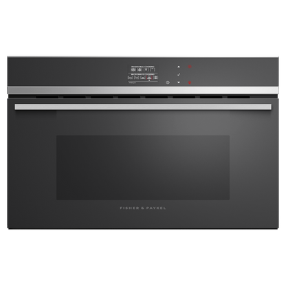 FISHER & PAYKEL OM24NDB1 24" Series 9 Contemporary Compact Convection-Speed Oven in Stainless Steel - OM24NDB1