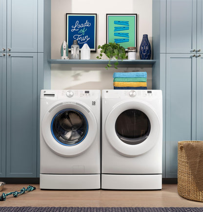 GE APPLIANCES GFW350SSYWW GE® ENERGY STAR® 4.6 cu. ft. Capacity Smart Front Load Washer with UltraFresh Vent System with OdorBlock™ White - GFW350SSYWW