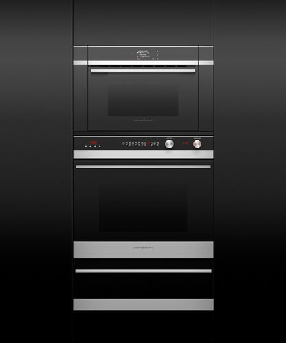 FISHER & PAYKEL OS24NDB1 24" Series 9 Contemporary Compact Combi-Steam Oven in Stainless Steel - OS24NDB1