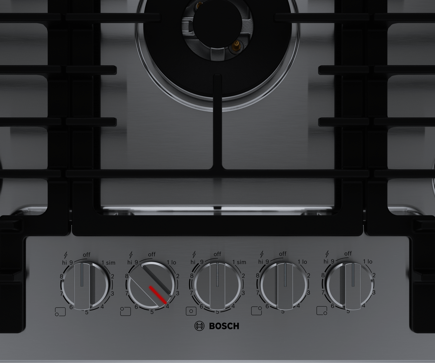 BOSCH NGM8059UC 800 Series, Gas hob, 30'' in Stainless Steel
