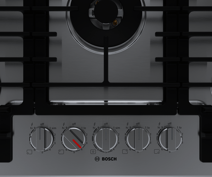 BOSCH NGM8059UC 800 Series, Gas hob, 30'' in Stainless Steel