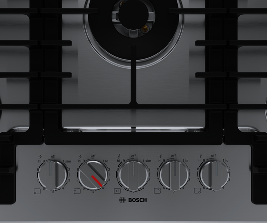 BOSCH NGM8059UC 800 Series, Gas hob, 30'' in Stainless Steel