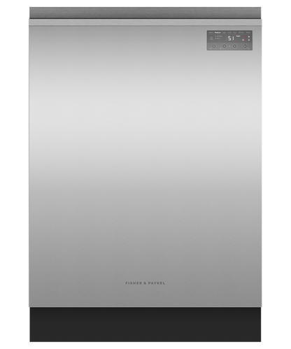 FISHER & PAYKEL DW24UNT2X2 Series 7 Contemporary Tall Built-in Dishwasher in Stainless Steel - DW24UNT2X2