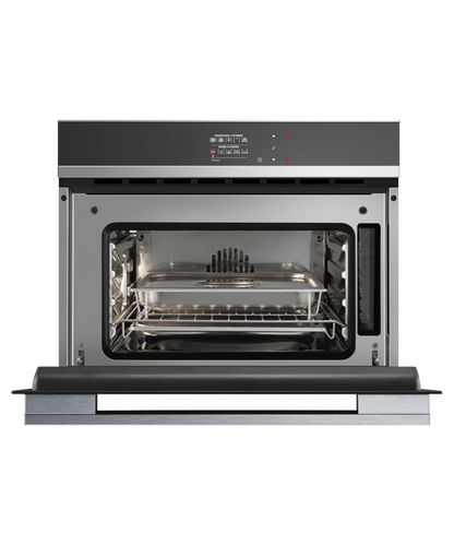 FISHER & PAYKEL OS24NDB1 24" Series 9 Contemporary Compact Combi-Steam Oven in Stainless Steel - OS24NDB1