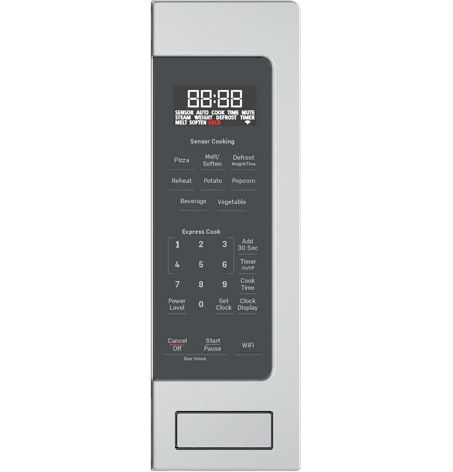 GE APPLIANCES Profile 2.2 Cu. Ft. Countertop Sensor Microwave Oven in Stainless Steel - PCST22U1WSS