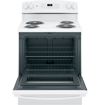 GE APPLIANCES 30" Free-Standing Self-Clean Electric Range White - JB256DMWW
