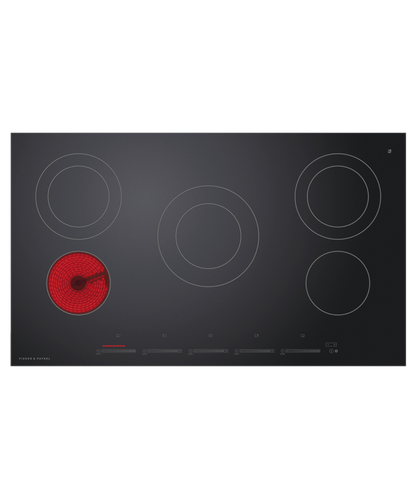 FISHER & PAYKEL CE365DTB1 36" Series 5 5 Element Electric Cooktop Black - CE365DTB1