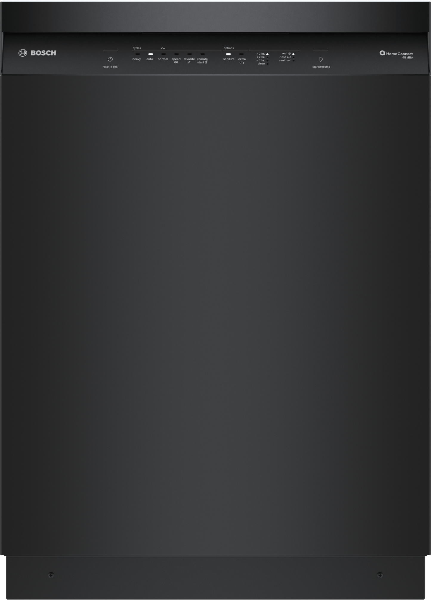 BOSCH SHE41CM6N 100 Series, built-under dishwasher, 24'', Black - SHE41CM6N