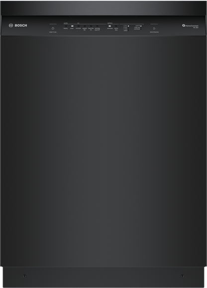 BOSCH SHE41CM6N 100 Series, built-under dishwasher, 24'', Black - SHE41CM6N