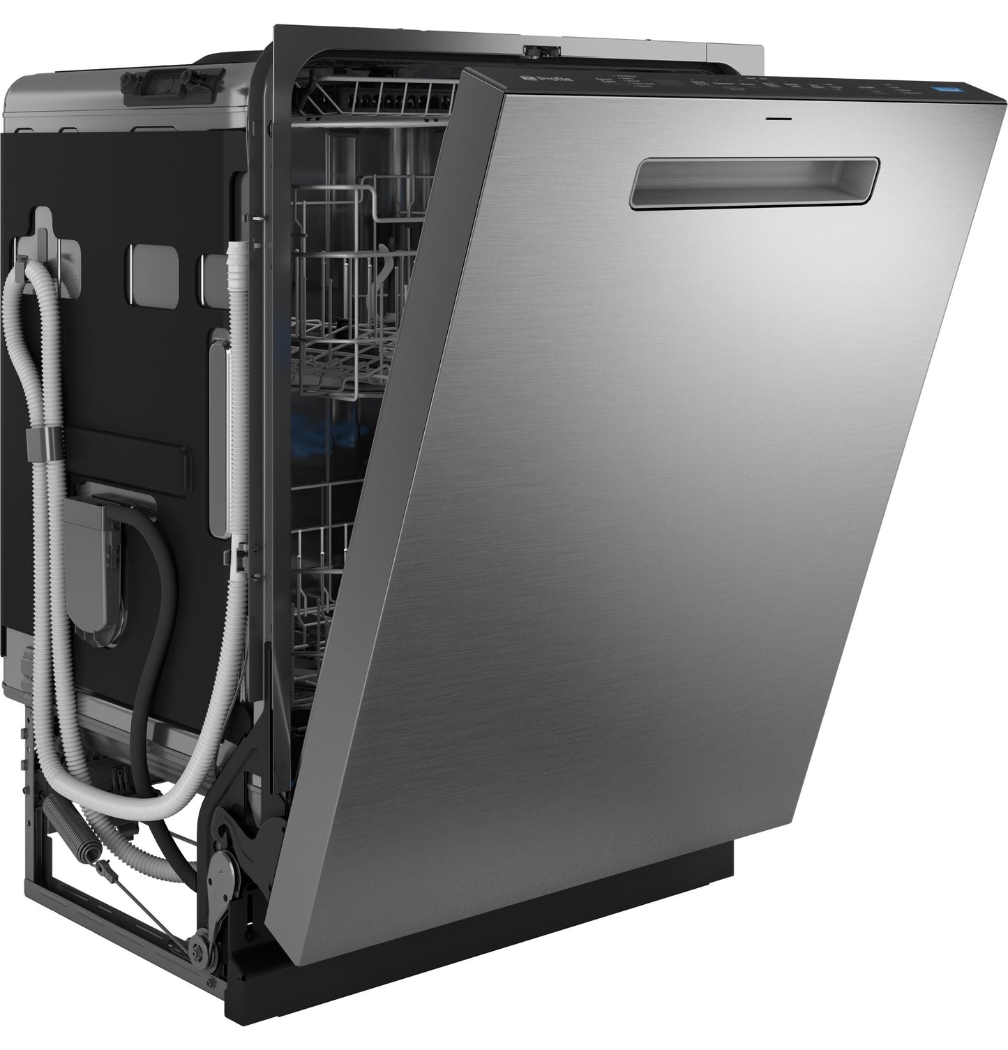 GE APPLIANCES PDP715SYVFS GE Profile™ ENERGY STAR® Fingerprint Resistant Top Control Stainless Interior Dishwasher with Microban™ Antimicrobial Technology in Stainless Steel - PDP715SYVFS