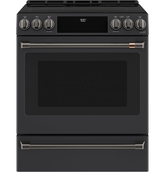 CAFE CXFCHHKPMBT CAFé Front Control Induction Knobs and Handles - Brushed Black - CXFCHHKPMB