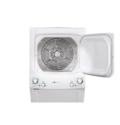 GE APPLIANCES GUD27GESNWW GE Unitized Spacemaker ENERGY STAR 3.9 cu. ft. Capacity Washer with in Stainless Steel Basket and 5.9 cu. ft. Capacity Gas Dryer White - GUD27GESNWW