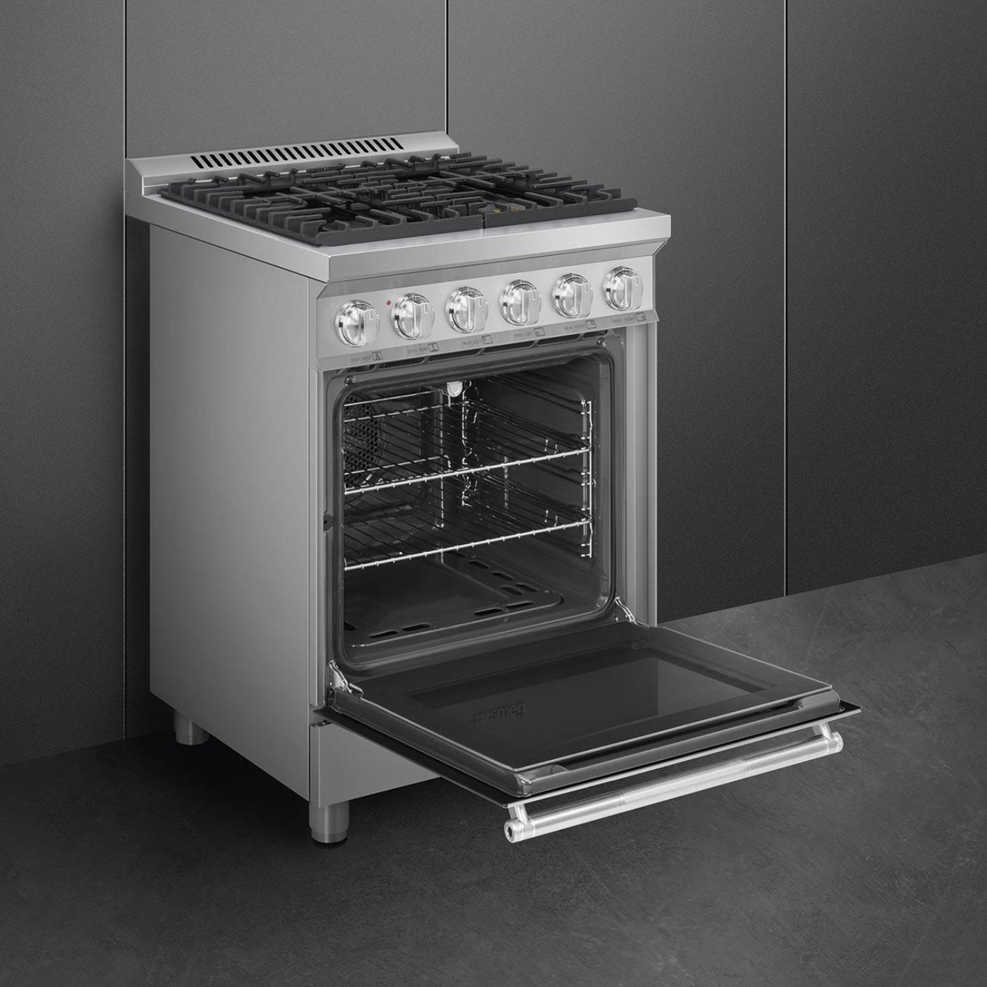 SMEG SPR24UGGX Range Stainless steel SPR24UGGX in Stainless Steel Look - SPR24UGGX