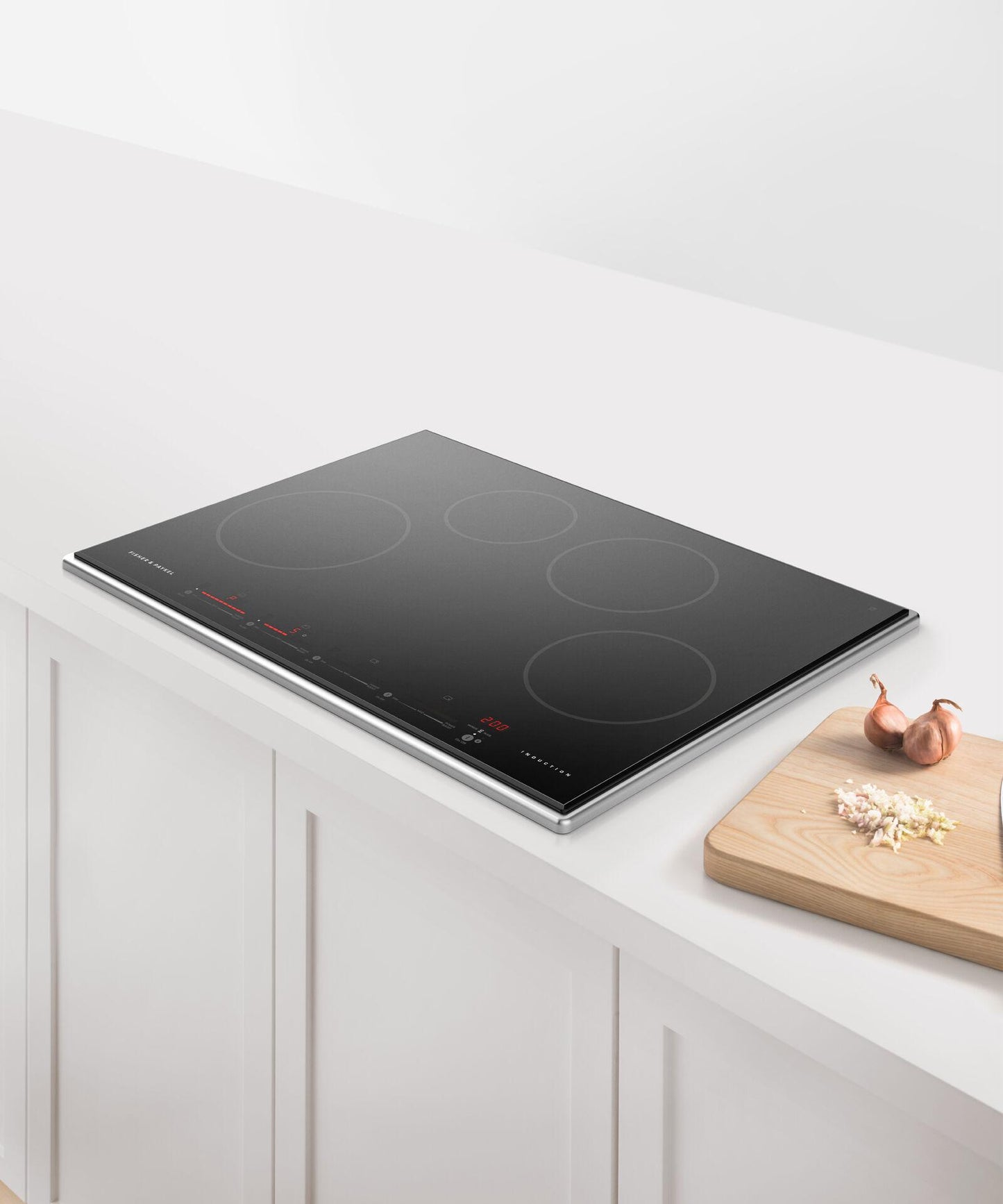FISHER & PAYKEL CI304PTX4 30" Series 7 4 Zone Induction Cooktop Black - CI304PTX4