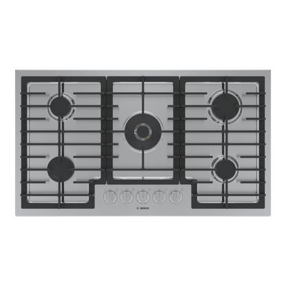 BOSCH NGM8659UC 800 Series, Gas hob, 36'' in Stainless Steel - NGM8659UC
