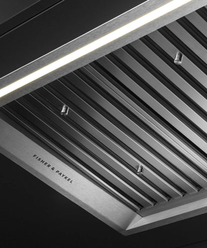 FISHER & PAYKEL HPB361912N 36" Series 9 Integrated Insert Range Hood in Stainless Steel - HPB361912N