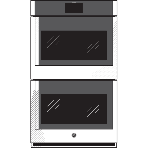 GE APPLIANCES PTD700RSNSS GE Profile™ 30" Smart Built-In Convection Double Wall Oven with Right-Hand Side-Swing Doors in Stainless Steel - PTD700RSNSS