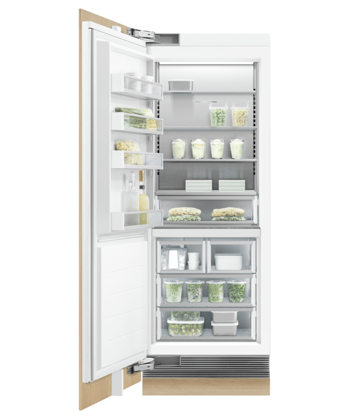 FISHER & PAYKEL RS3084FLJK1 30" Series 9 Integrated Column Freezer Custom Panel Ready - RS3084FLJK1