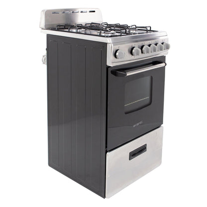 AVANTI GR2013CSS Avanti 20" Gas Range - in Stainless Steel - GR2013CSS