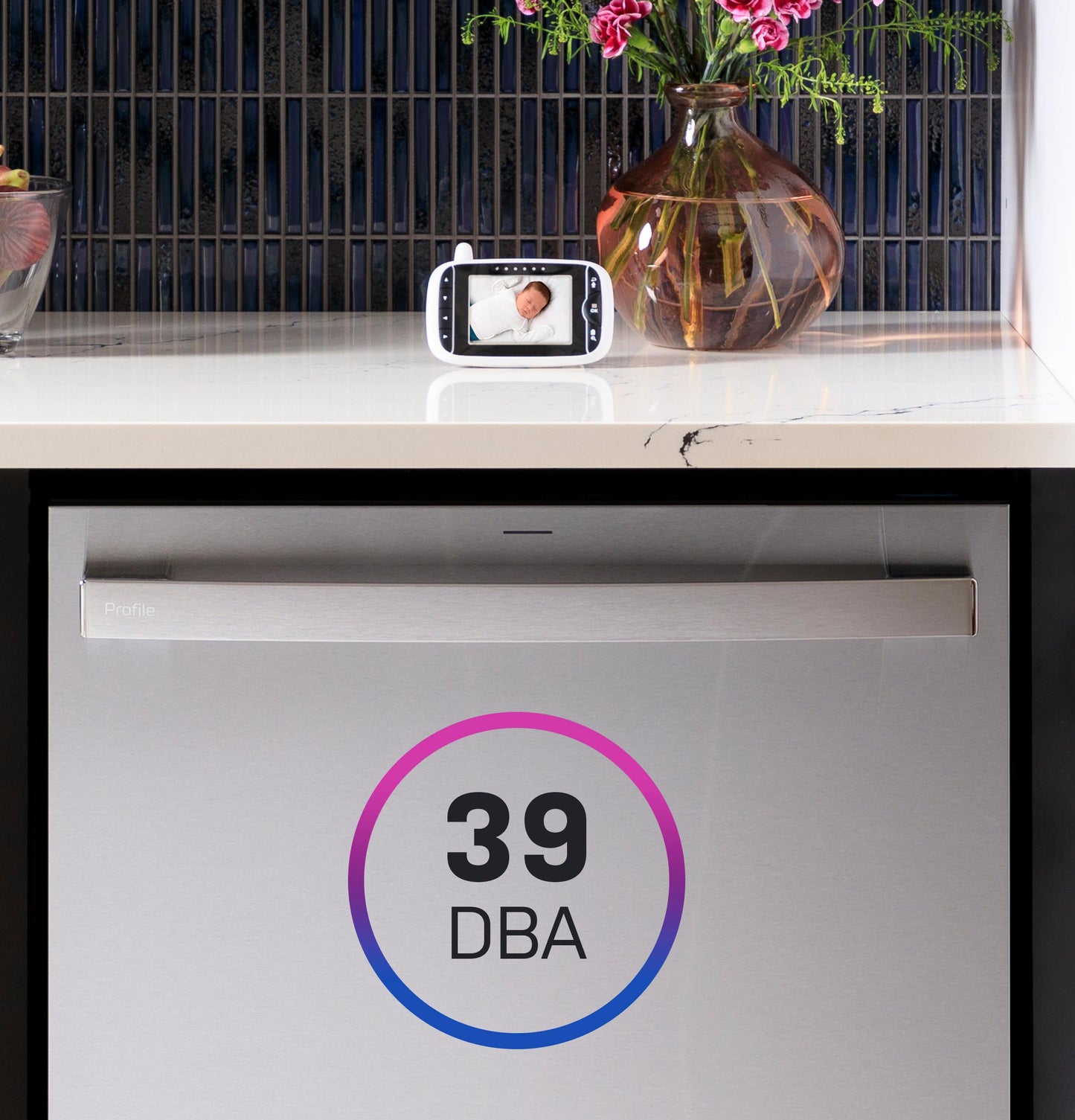 GE APPLIANCES PDT795SYVFS GE Profile™ ENERGY STAR Smart UltraFresh System Dishwasher with Microban™ Antimicrobial Technology with Deep Clean Washing 3rd Rack, 39 dBA in Stainless Steel - PDT795SYVFS