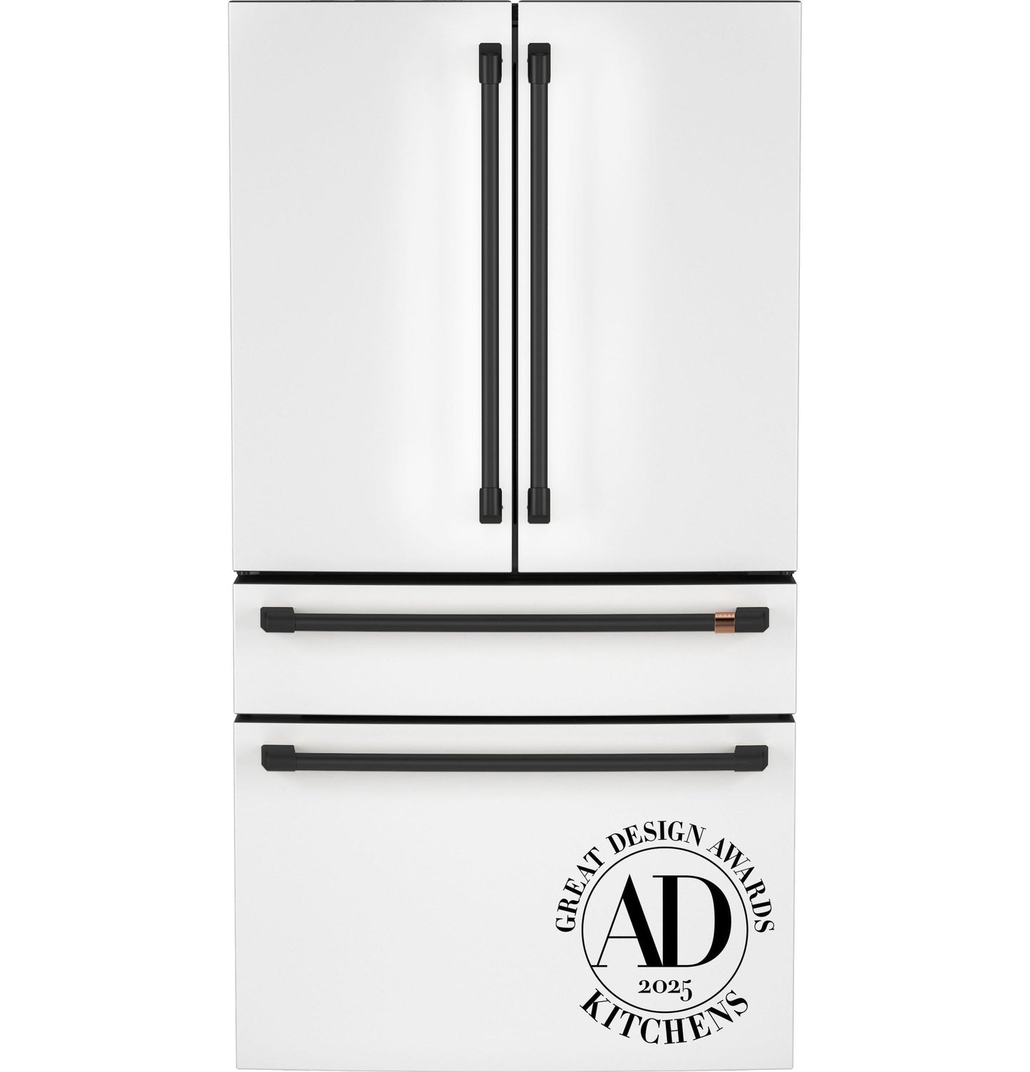CAFE CGE29DP4TW2 CAFé™ ENERGY STAR® 28.7 Cu. Ft. Smart 4-Door French-Door Refrigerator With Dual-Dispense AutoFill Pitcher White - CGE29DP4TW2
