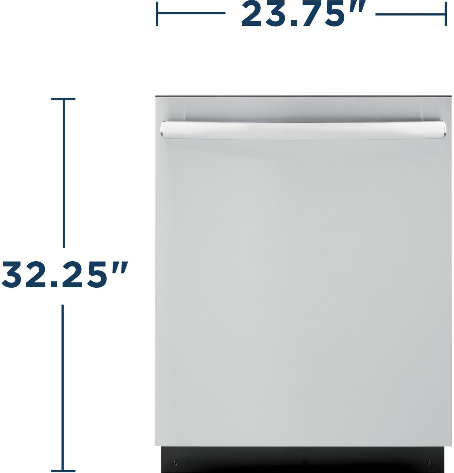GE APPLIANCES GDT226SSLSS GE® ENERGY STAR® ADA Compliant in Stainless Steel Interior Dishwasher with Sanitize Cycle in Stainless Steel - GDT226SSLSS