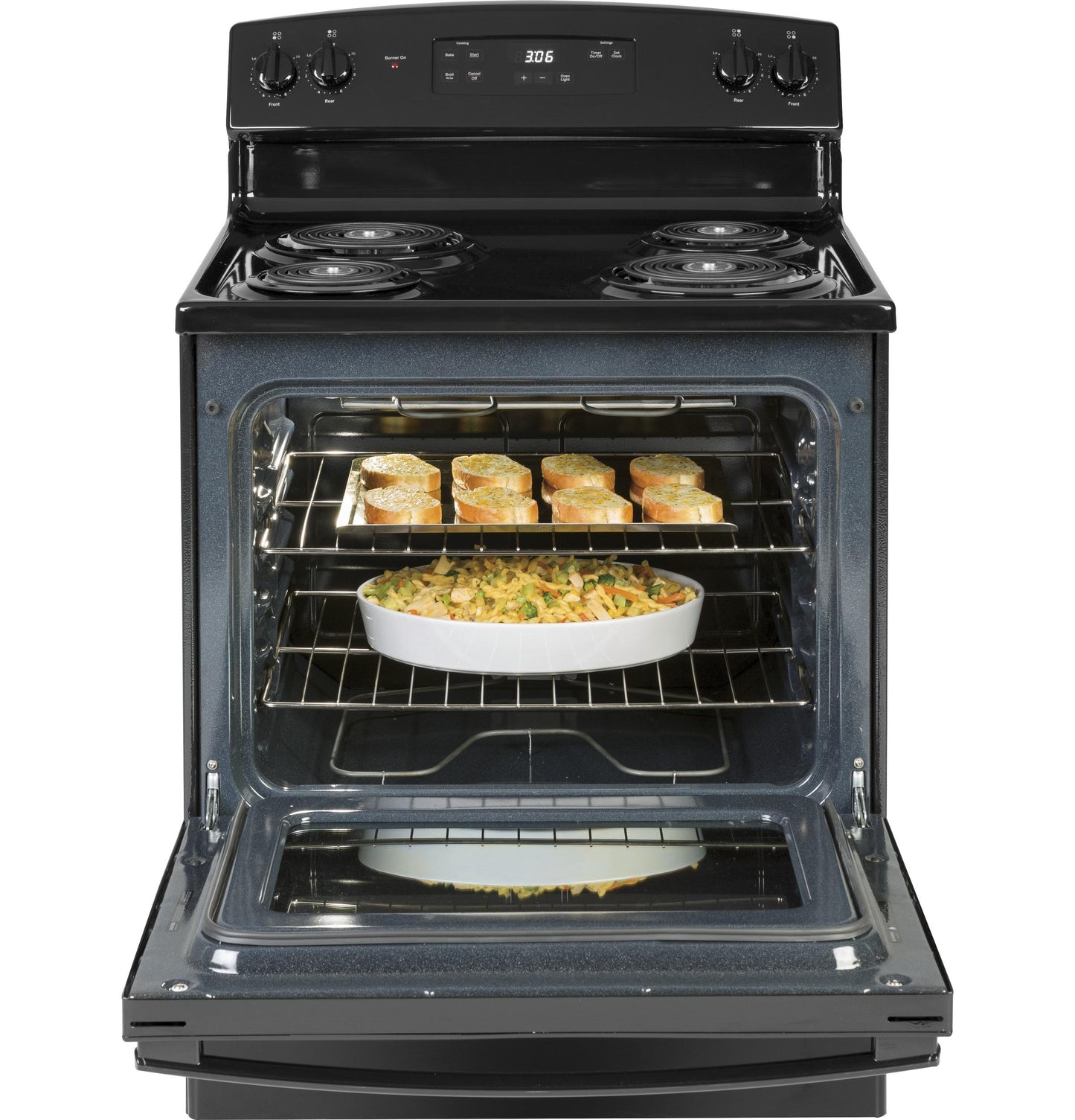 GE APPLIANCES GE 30" Free-Standing Electric Range Black - JBS360DMBB