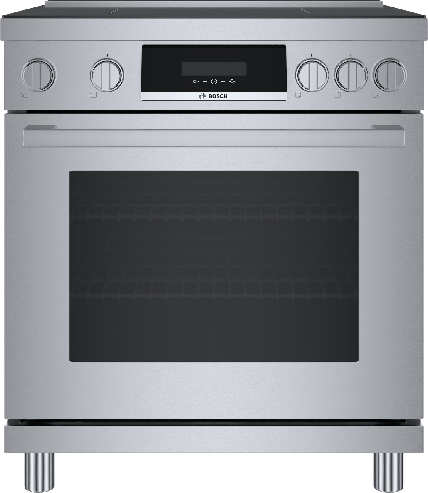 BOSCH HIS8055U 800 Series, Induction freestanding range cooker in Stainless Steel - HIS8055U