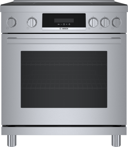 BOSCH HIS8055U 800 Series, Induction freestanding range cooker in Stainless Steel - HIS8055U