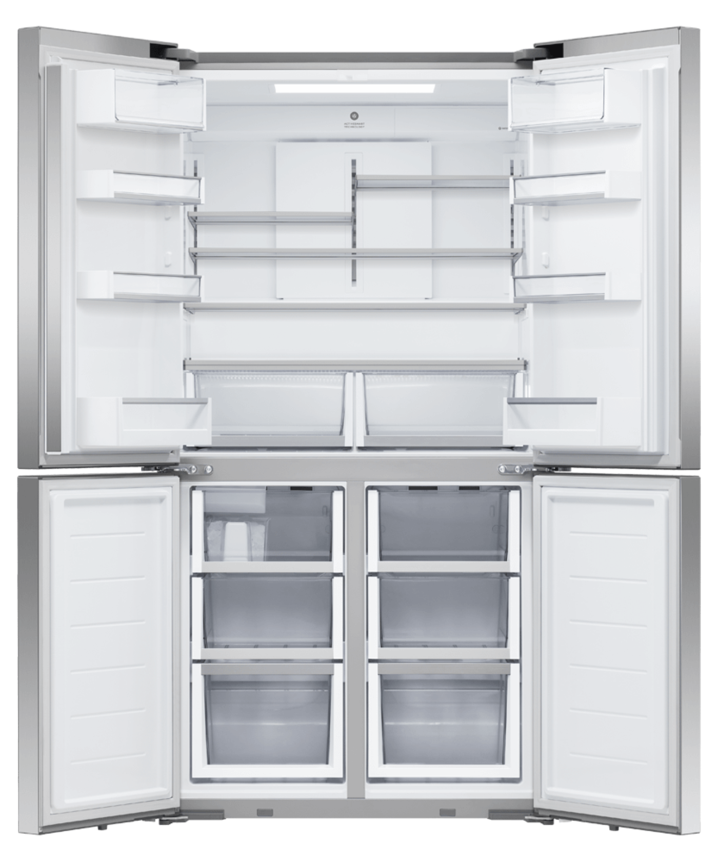 FISHER & PAYKEL RF203QDUVX1 18.9 cu ft Series 7 Quad Door Refrigerator Freezer in Stainless Steel - RF203QDUVX1