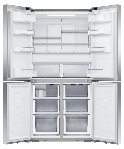 FISHER & PAYKEL RF203QDUVX1 18.9 cu ft Series 7 Quad Door Refrigerator Freezer in Stainless Steel - RF203QDUVX1
