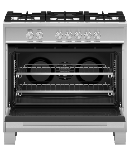 FISHER & PAYKEL OR36SDG4X1 36" Series 7 Contemporary 5 Burner Gas Range in Stainless Steel - OR36SDG4X1