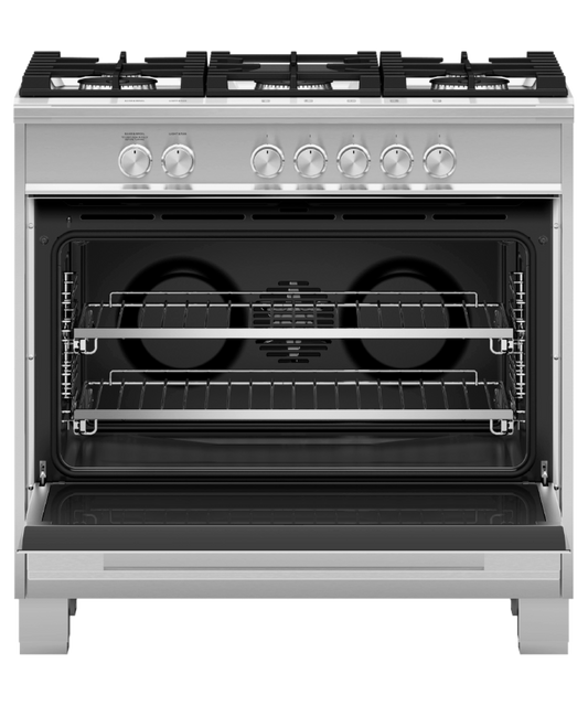 FISHER & PAYKEL OR36SDG4X1 36" Series 7 Contemporary 5 Burner Gas Range in Stainless Steel - OR36SDG4X1