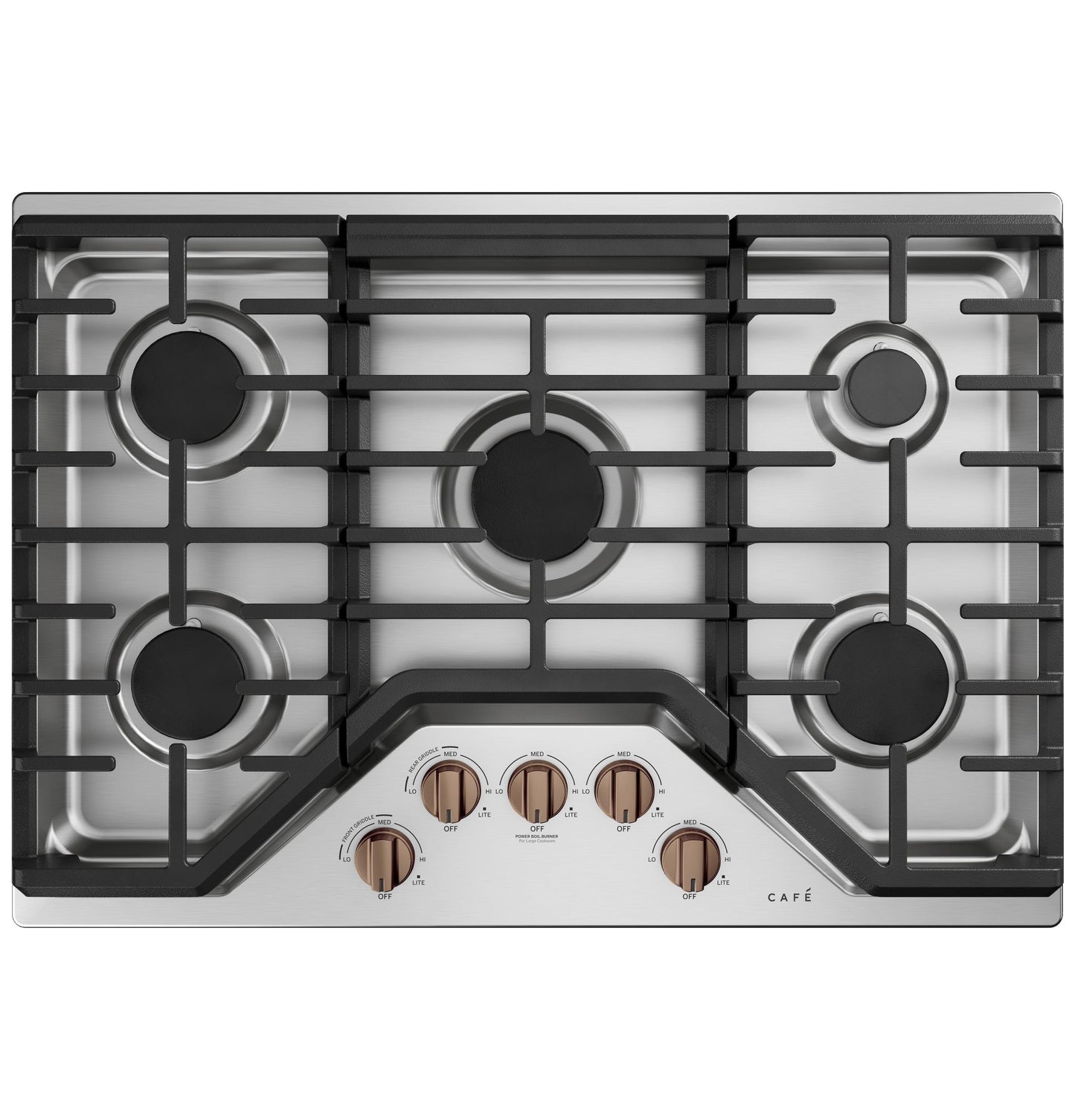 CAFE CGP70302NS1 CAFé™ 30" Gas Cooktop in Stainless Steel - CGP70302NS1