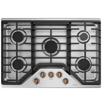 CAFE CGP70302NS1 CAFé™ 30" Gas Cooktop in Stainless Steel - CGP70302NS1