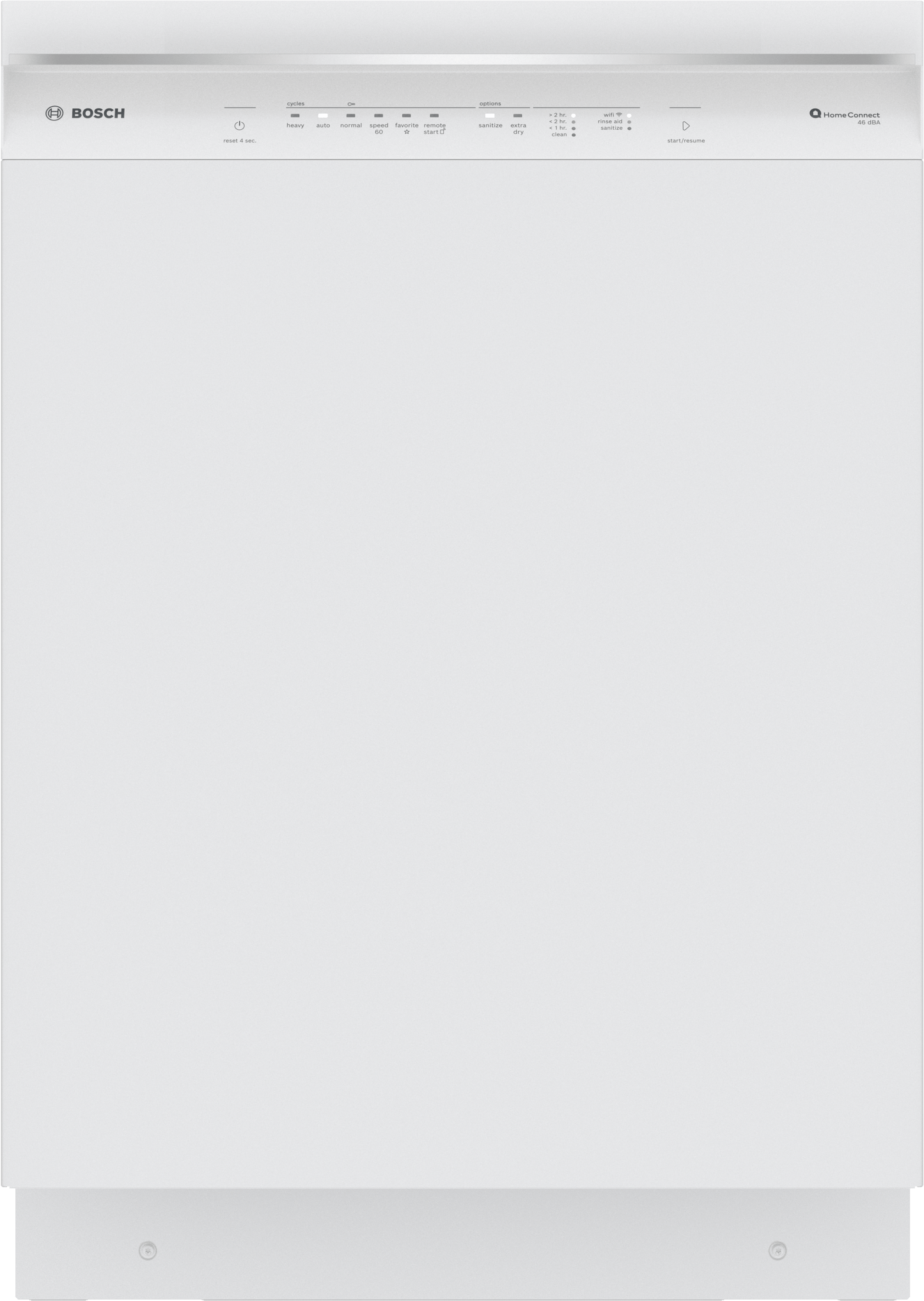 BOSCH SHE53C82N 300 Series, built-under dishwasher, 24''in White - SHE53C82N