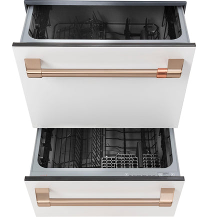 CAFE CDD420P4TW2 CAFéDishwasher Double Drawer White - CDD420P4TW2