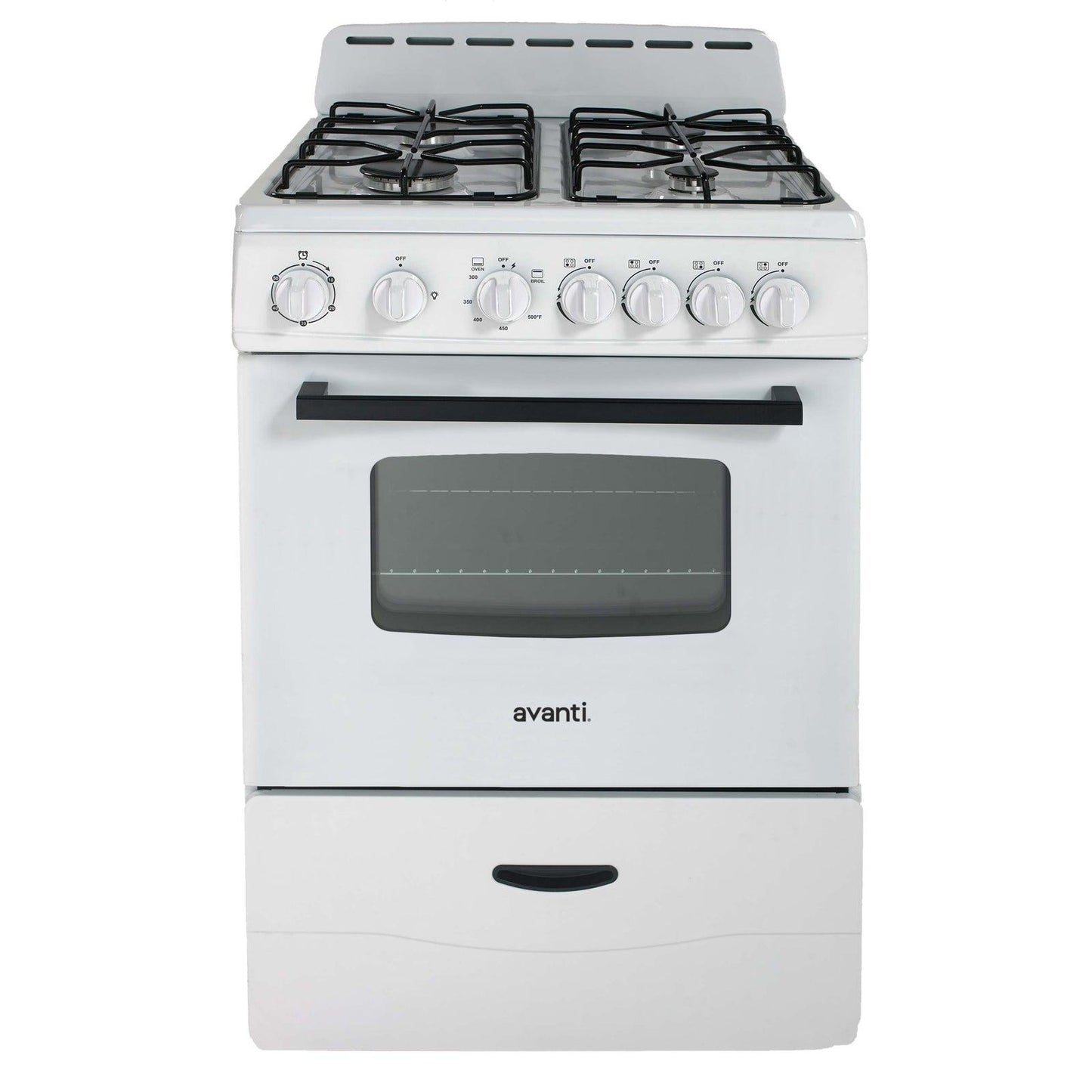 AVANTI GR2416CSS Avanti 24" Gas Range - in Stainless Steel - GR2416CSS