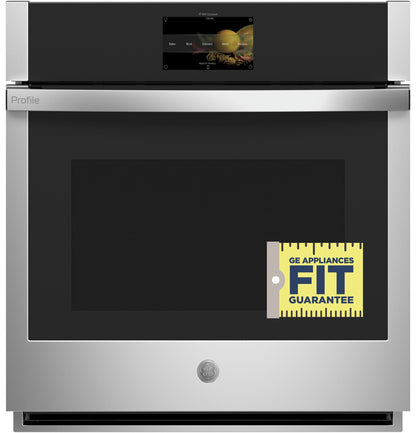 GE APPLIANCES Profile 27" Smart Built-In Convection Single Wall Oven in Stainless Steel - PKS7000SNSS