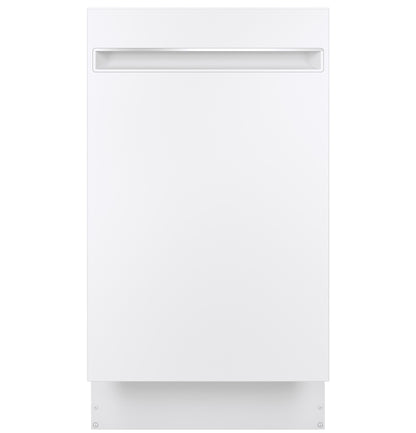 GE APPLIANCES GE Profile 18" ADA Compliant in Stainless Steel Interior Dishwasher with Sanitize Cycle White - PDT145SGLWW