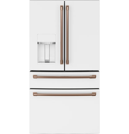 CAFE CVE28DP4NW2 CAFé™ ENERGY STAR® 27.8 Cu. Ft. Smart 4-Door French-Door Refrigerator White - CVE28DP4NW2