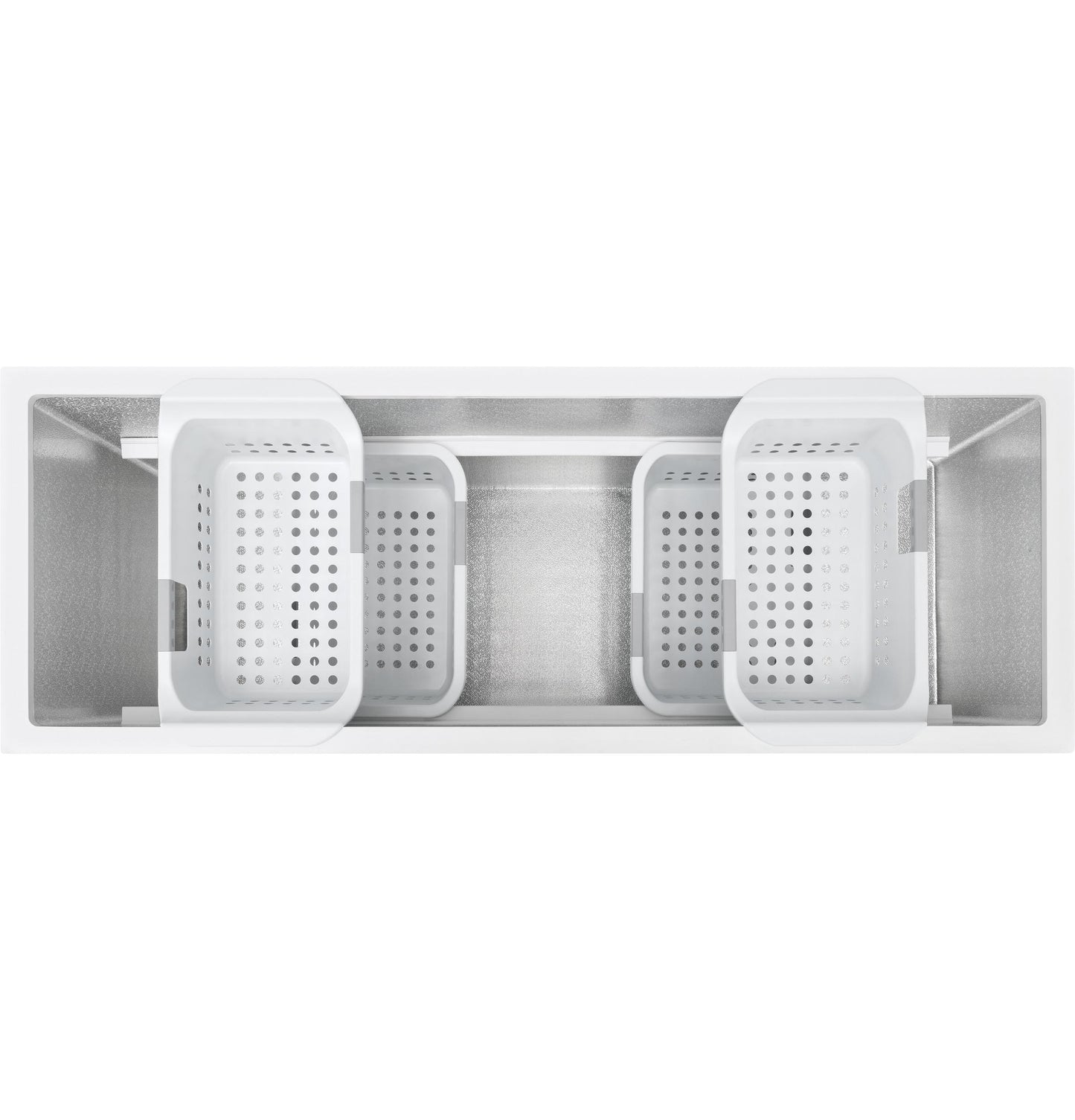 GE APPLIANCES 15.7 Cu. Ft. Manual Defrost Chest Freezer White - FCM16DLWW