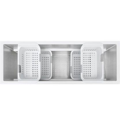 GE APPLIANCES 15.7 Cu. Ft. Manual Defrost Chest Freezer White - FCM16DLWW