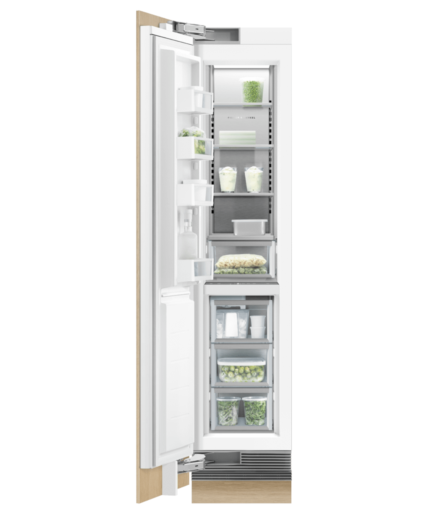 FISHER & PAYKEL RS1884FLJK1 18" Series 9 Integrated Column Freezer Custom Panel Ready - RS1884FLJK1