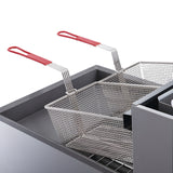 Chef AAA -  Commercial 70lbs Liquid Propane Gas Fryer with 5 Tube Burners -TCF5-LPG