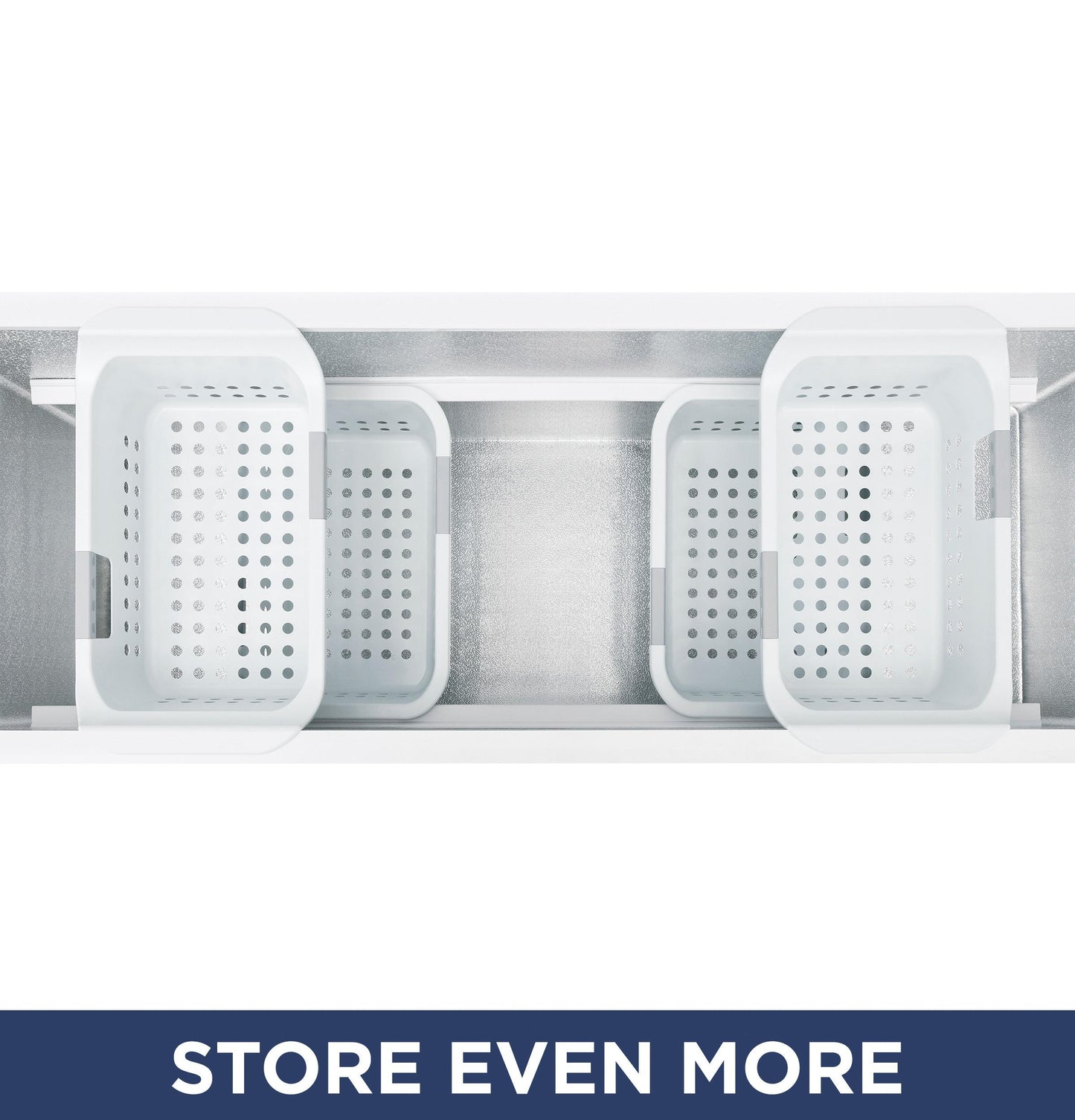 GE APPLIANCES 15.7 Cu. Ft. Manual Defrost Chest Freezer White - FCM16DLWW